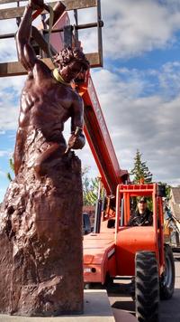 Self Made Man by Bobbie Carlyle, Sculptor